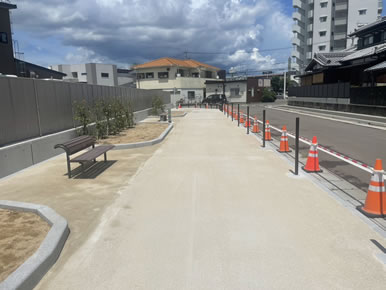 那珂川市舗道かぐやロード（2024年7月施工）