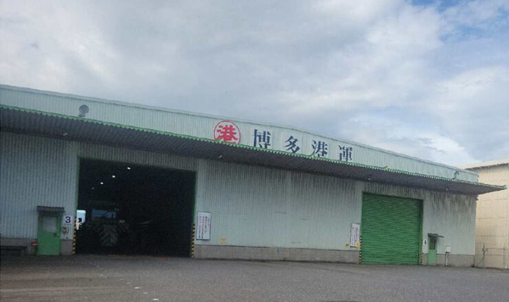 博多港運打ち換え工事（2025年7月）